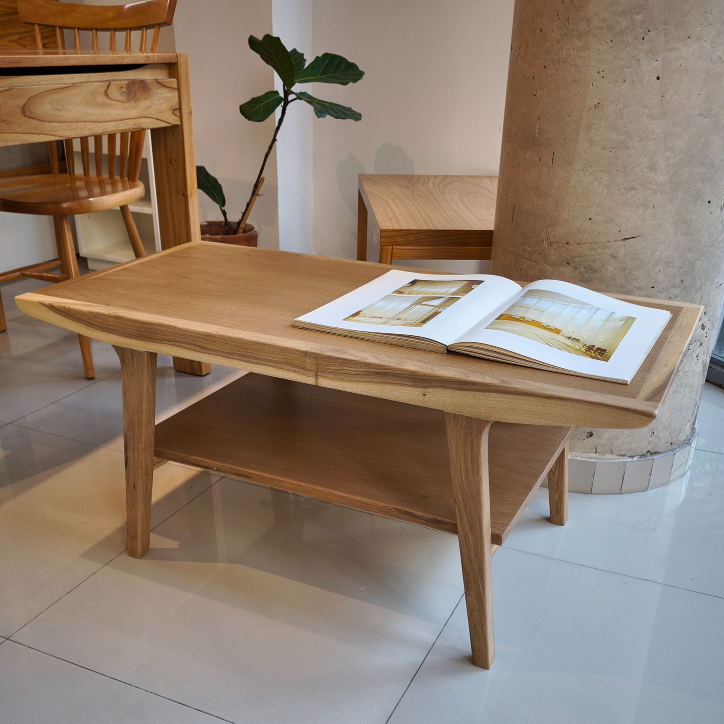 Mesa Ratona Vintage Midcentury Petiribi Natural