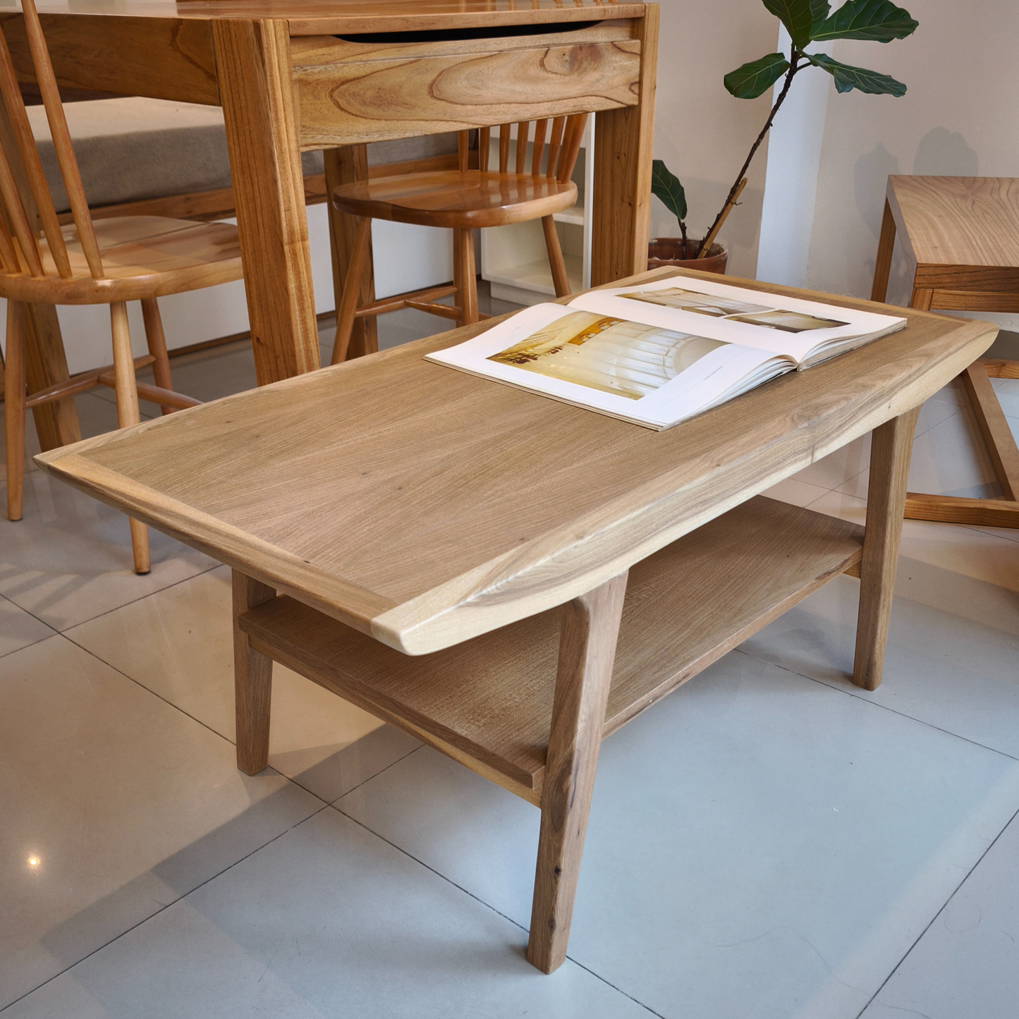 Mesa Ratona Vintage Midcentury Petiribi Natural