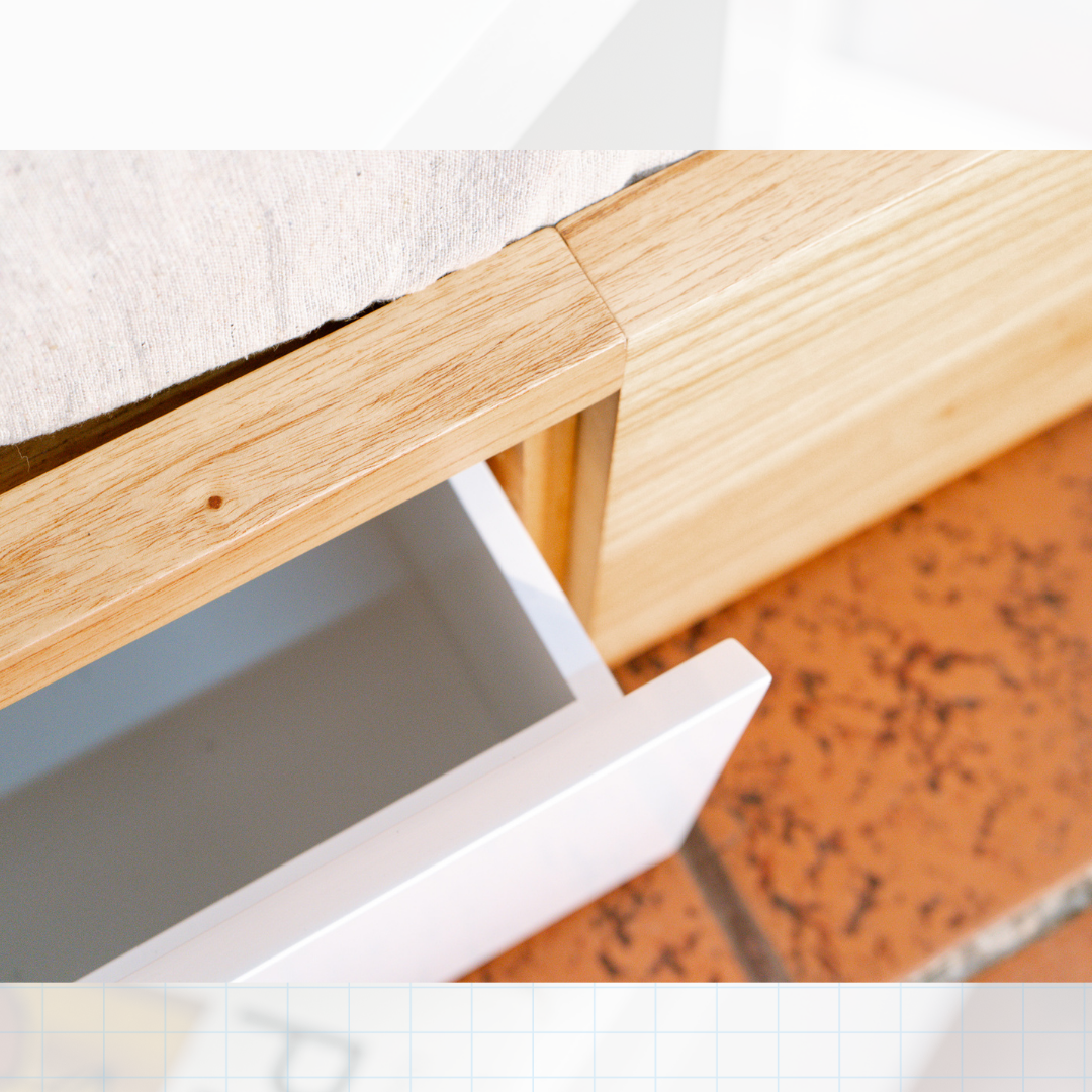 Cama Box Funcional Madera Paraiso Laqueado Blanco
