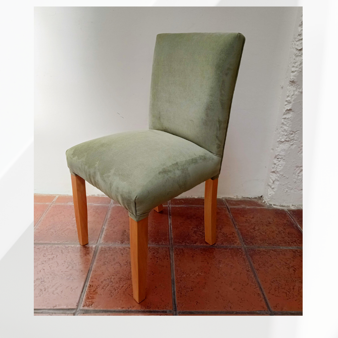 Silla Guatambú tapizada en tela