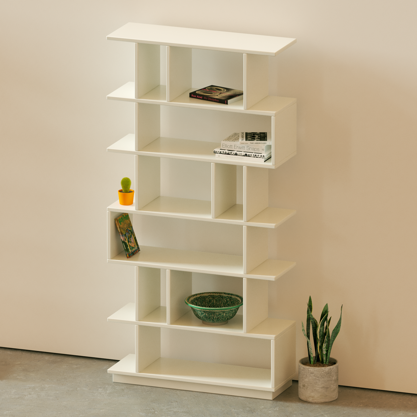Biblioteca irregular 90cm