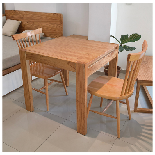 Mesa Funcional Extensible Paraiso Laqueada 80x85cm a 160cm