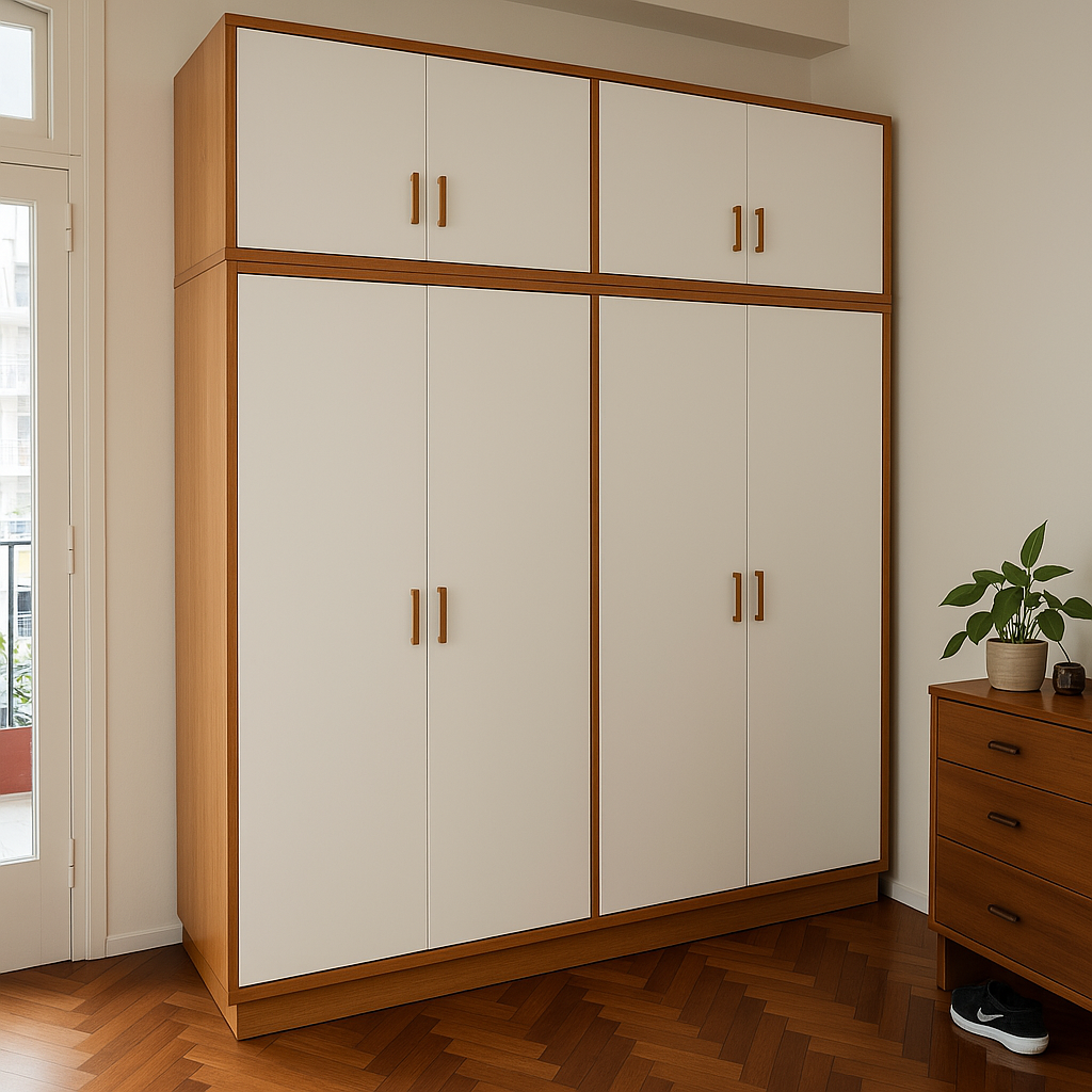 Placard Doble Combinado con Baulera